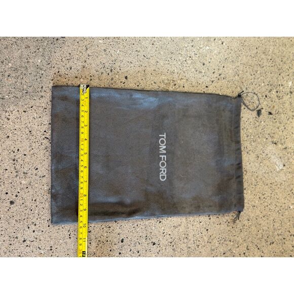 Tom Ford Grey Velvet Dust Bag – 15.25x10 – Authentic Logo Drawstring - Picture 2 of 6